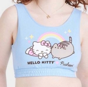Hello Kitty x Pusheen Lounge Crop Bra Top